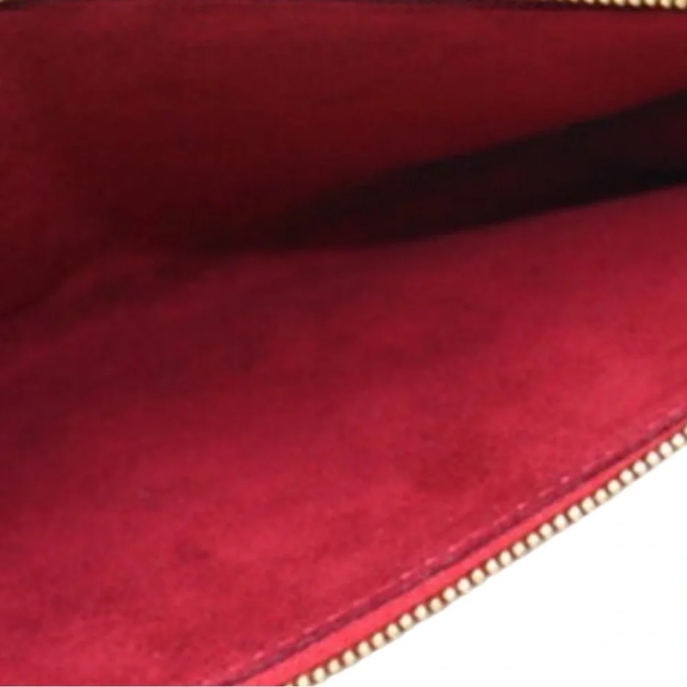 Louis Vuitton Epi  RED leather Pochette
